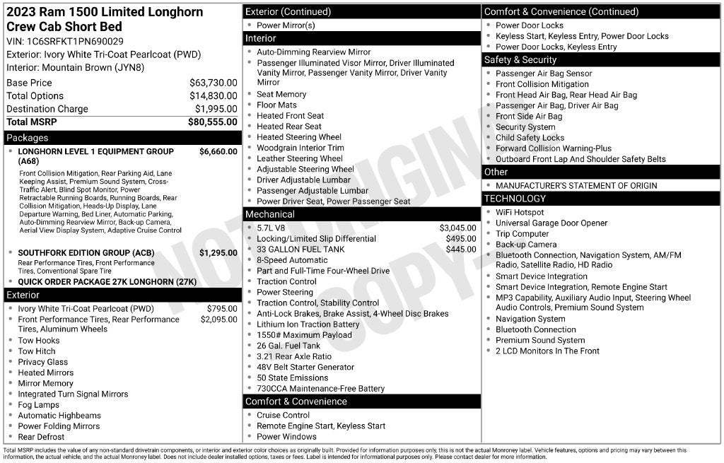 2023 RAM 1500 Limited
