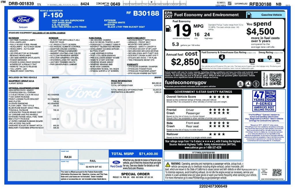 2024 Ford F-150 Lariat