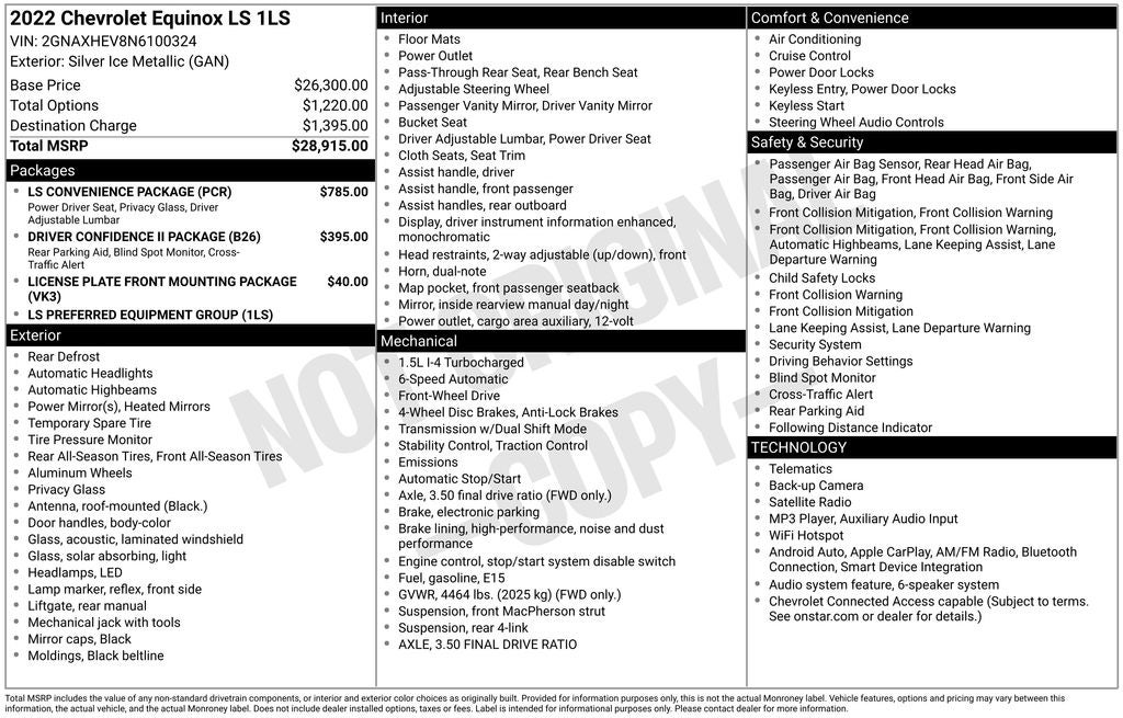 2022 Chevrolet Equinox LS