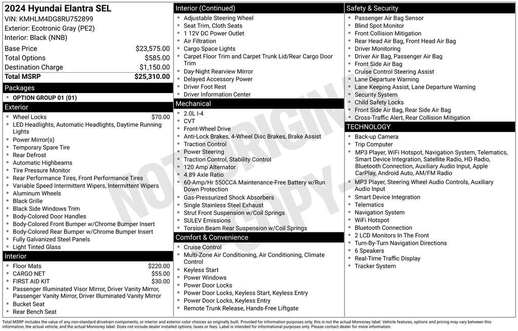 2024 Hyundai Elantra SEL