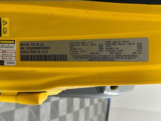 2021 Jeep Wrangler Unlimited Sport S 4x4