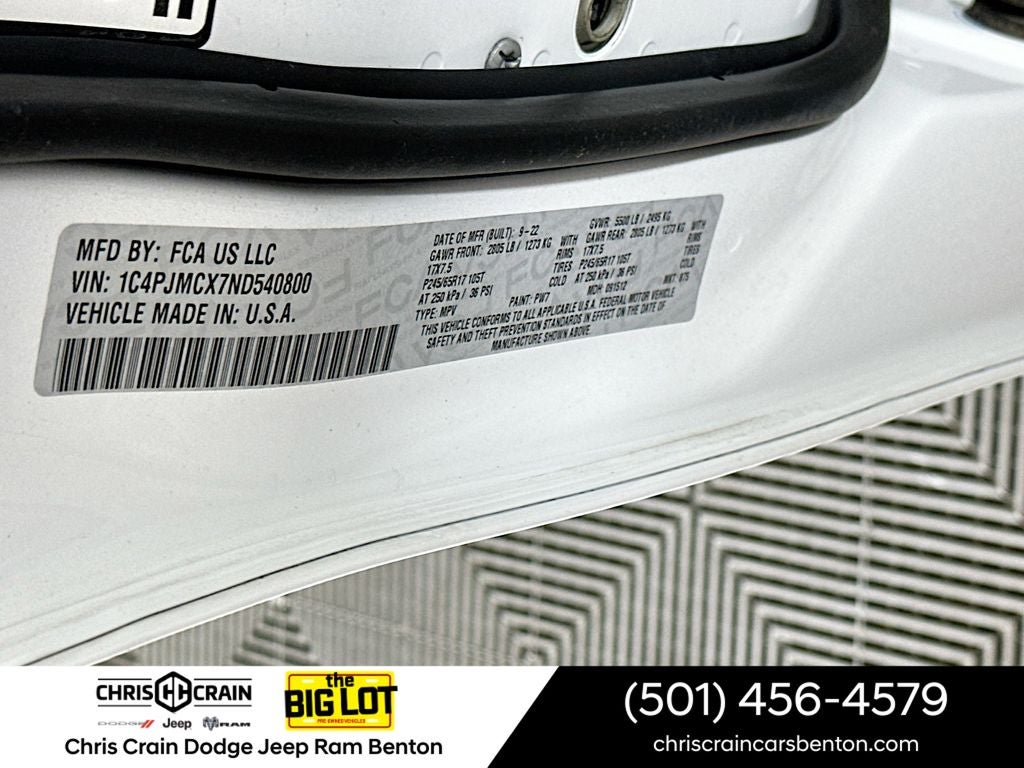 2022 Jeep Cherokee X 4x4