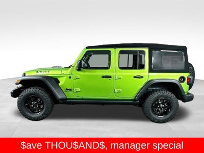 2025 Jeep Wrangler 4-Door Willys 4x4