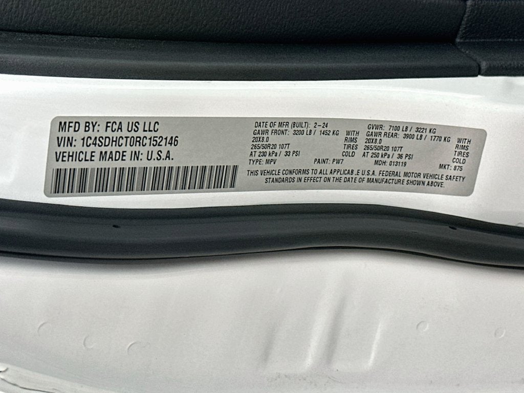 2024 Dodge Durango R/T RWD