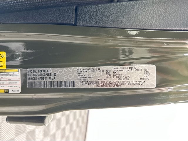 2023 Jeep Gladiator Overland 4x4