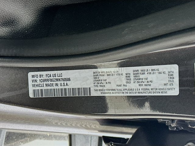 2021 RAM 1500 Big Horn/Lone Star