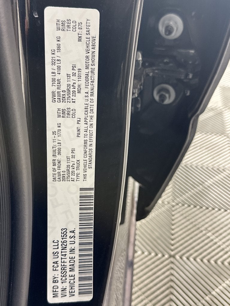 2026 RAM 1500 Big Horn Crew Cab 4x4 5'7' Box