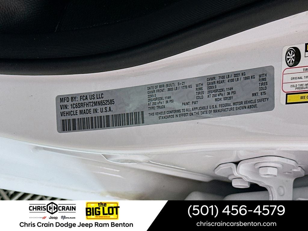 2021 RAM 1500 Limited Crew Cab 4x4 5'7' Box