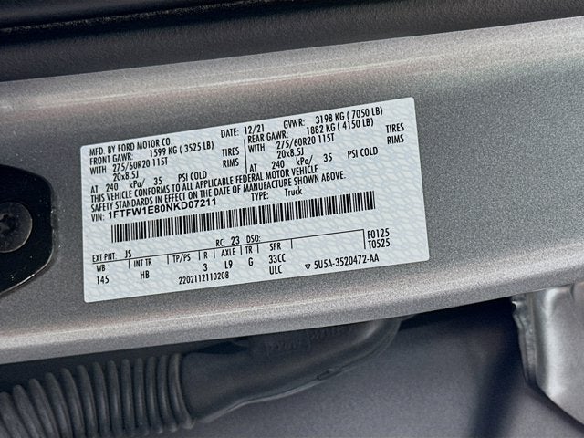 2022 Ford F-150 LARIAT