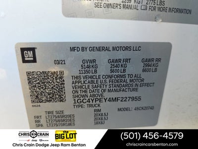 2021 Chevrolet Silverado 2500HD 4WD Crew Cab Standard Bed LTZ