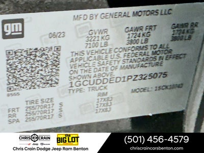 2023 Chevrolet Silverado 1500 4WD Crew Cab Standard Bed LT