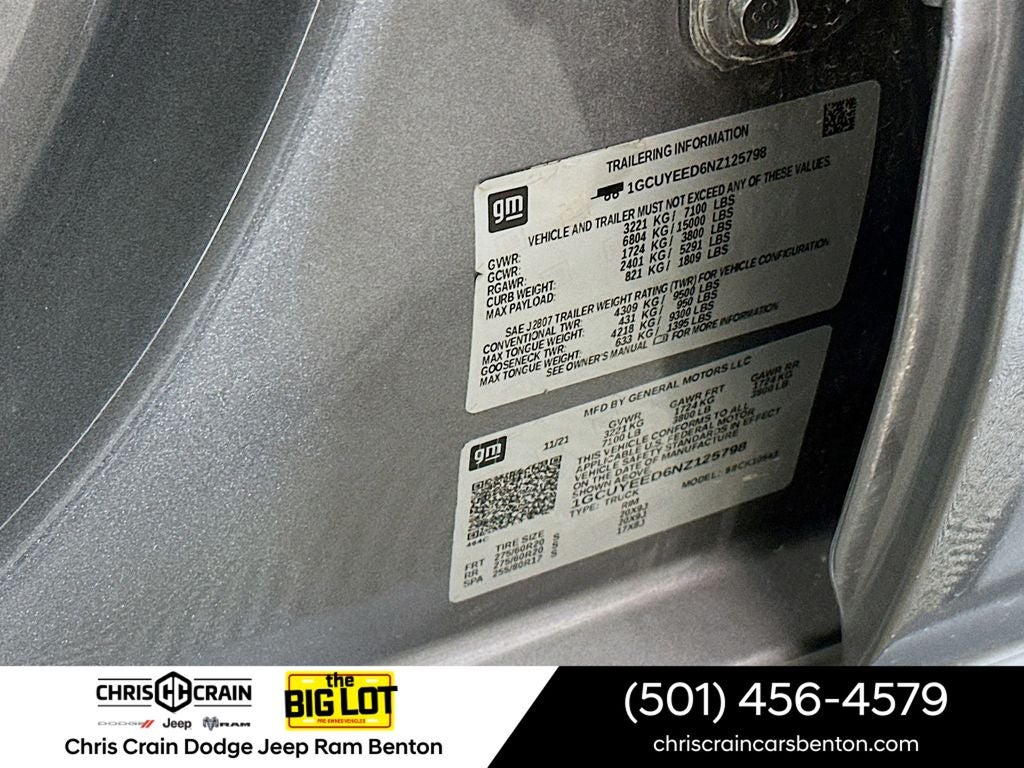 2022 Chevrolet Silverado 1500 LTD 4WD Crew Cab Short Bed RST