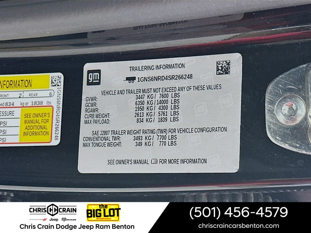 2025 Chevrolet Tahoe 4WD LT