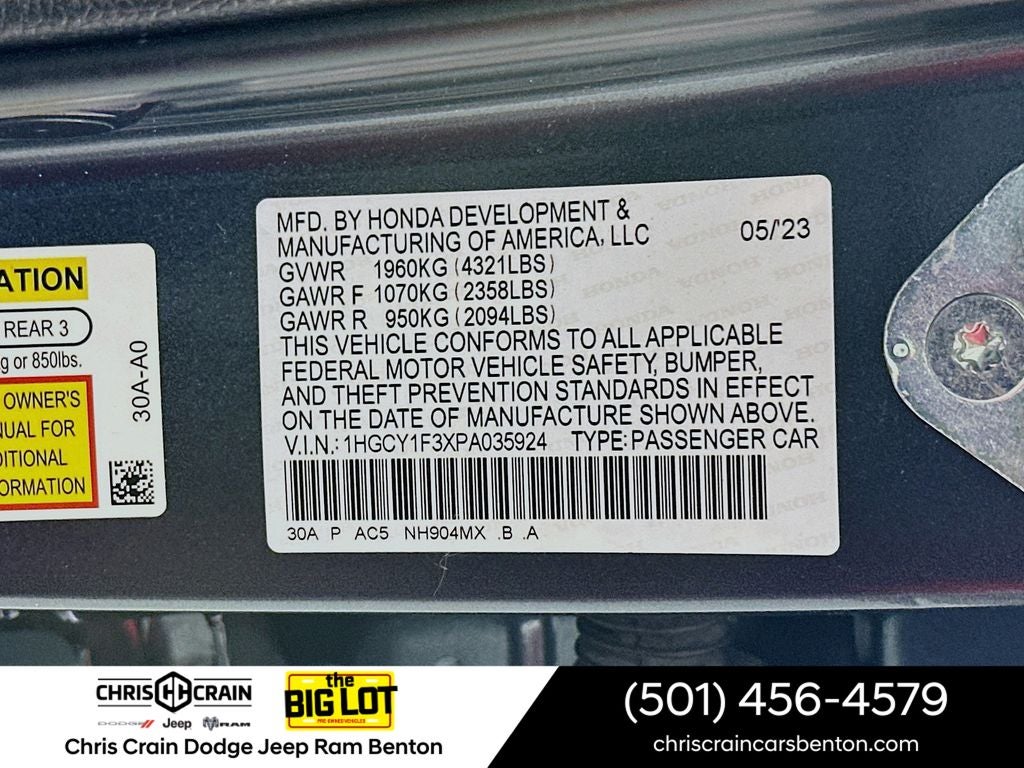 2023 Honda Accord EX