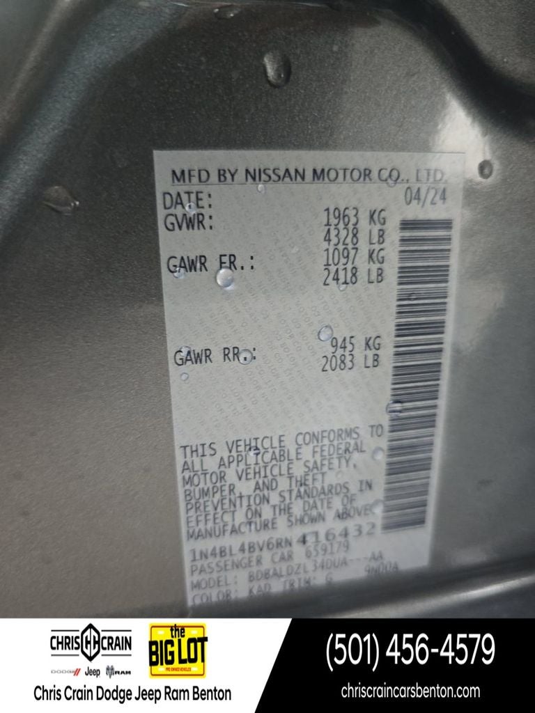 2024 Nissan Altima 2.5 S