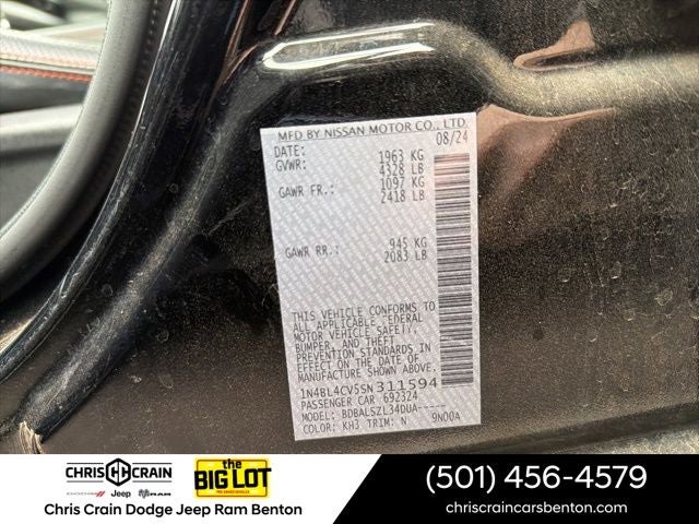 2025 Nissan Altima 2.5 SR