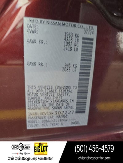 2025 Nissan Altima SV FWD