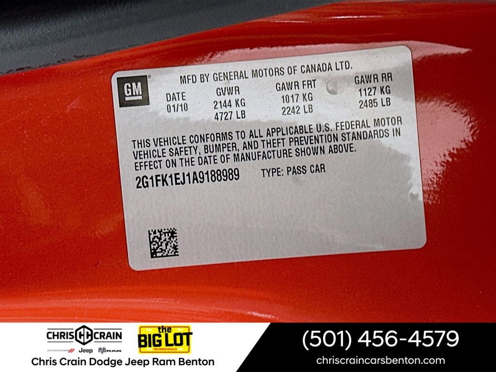 2010 Chevrolet Camaro 2SS