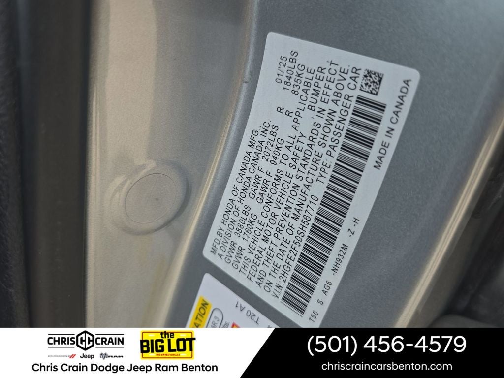 2025 Honda Civic Sport