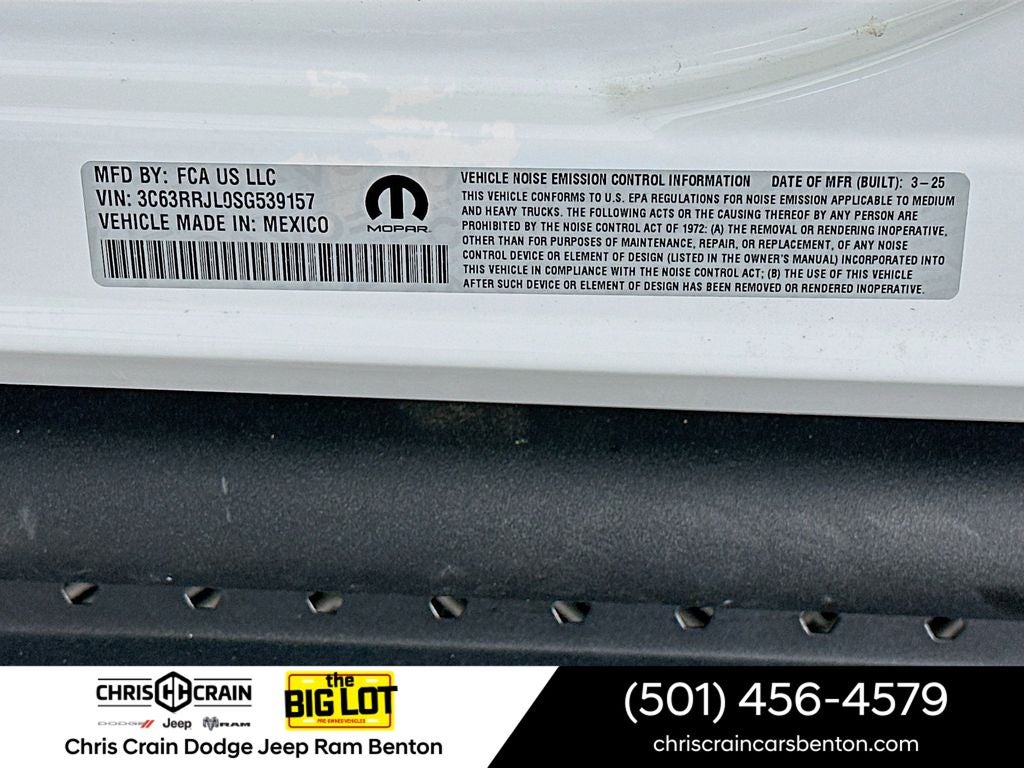 2025 RAM 3500 Laramie Crew Cab 4x4 8' Box