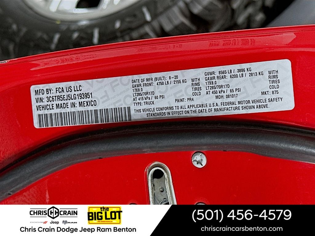 2020 RAM 2500 Power Wagon Crew Cab 4x4 6'4' Box