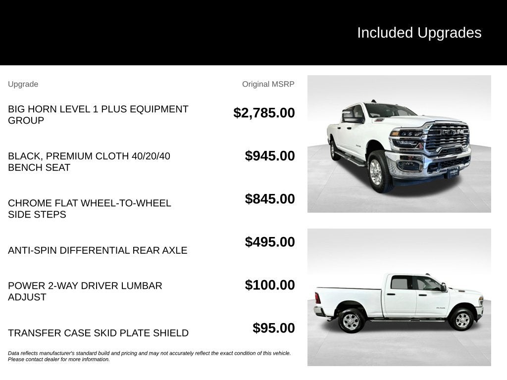 2026 RAM 2500 Big Horn Crew Cab 4x4 6'4' Box
