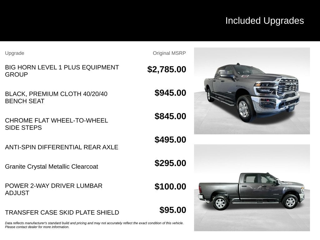 2026 RAM 2500 Big Horn Crew Cab 4x4 6'4' Box