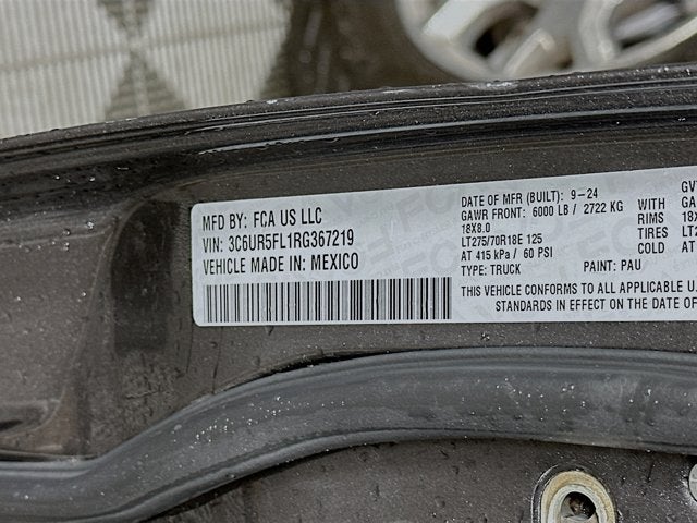 2024 RAM 2500 Laramie Crew Cab 4x4 6'4' Box
