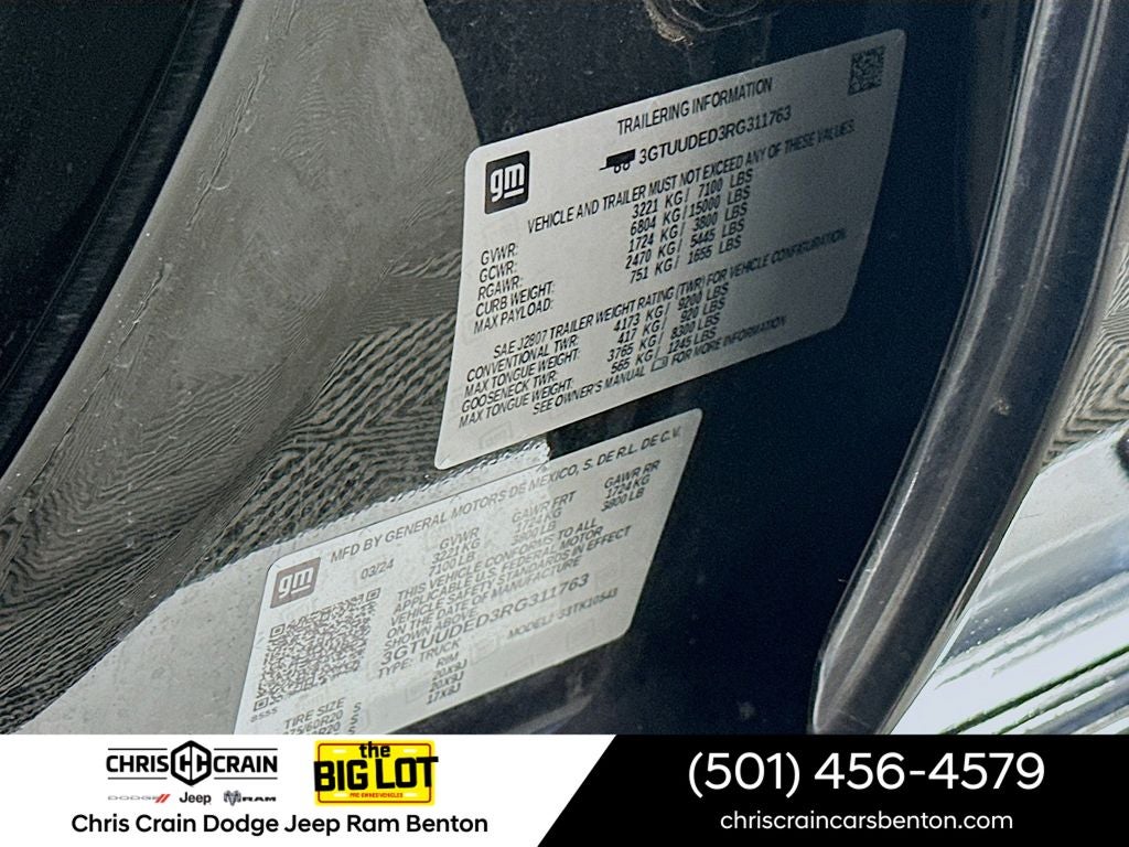 2024 GMC Sierra 1500 4WD Crew Cab Short Box SLT