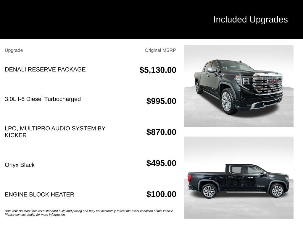2023 GMC Sierra 1500 4WD Crew Cab Short Box Denali
