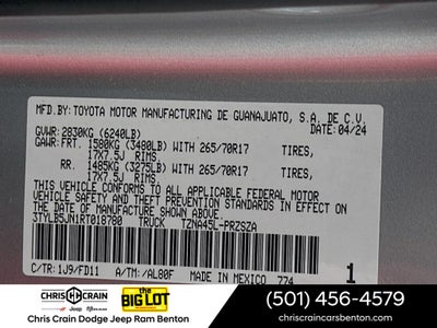 2024 Toyota Tacoma TRD Off Road 4WD