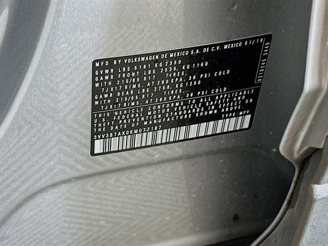 2019 Volkswagen Tiguan 2.0T SE