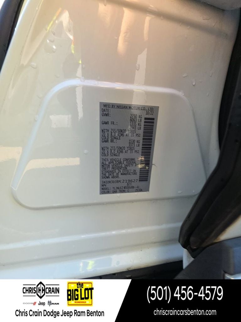 2023 Nissan Pathfinder Platinum 4WD