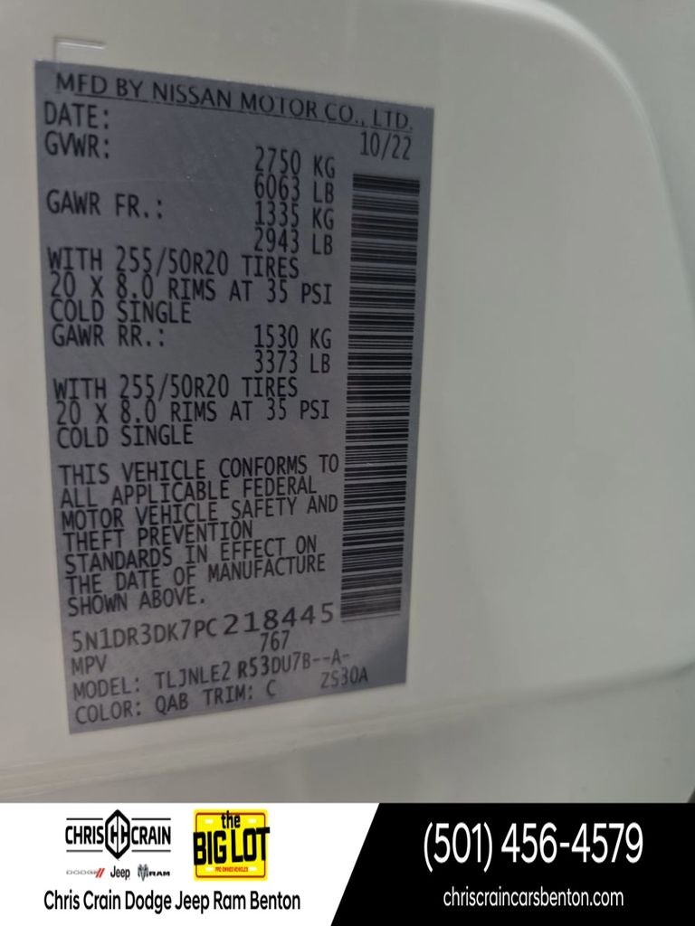 2023 Nissan Pathfinder Platinum