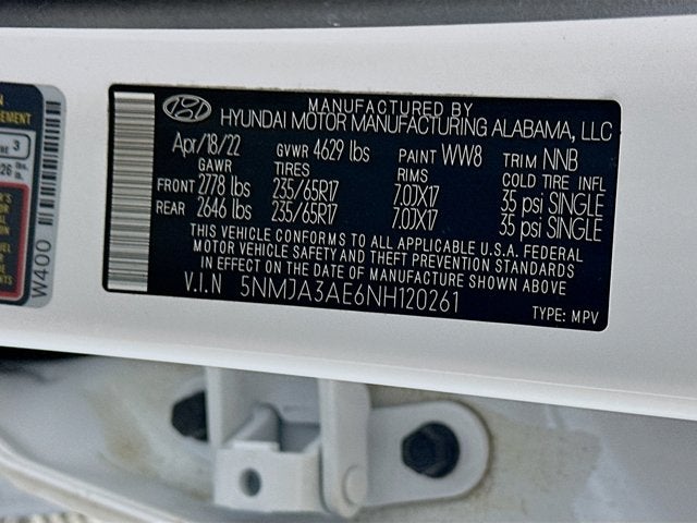 2022 Hyundai Tucson SE