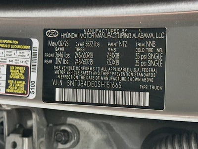 2025 Hyundai Santa Cruz SEL