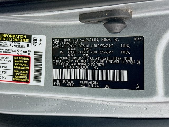 2021 Toyota Sienna XLE