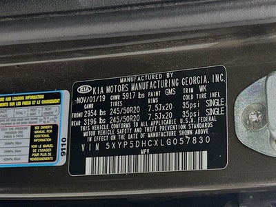 2020 Kia Telluride SX