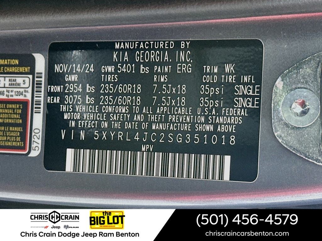 2025 Kia Sorento S
