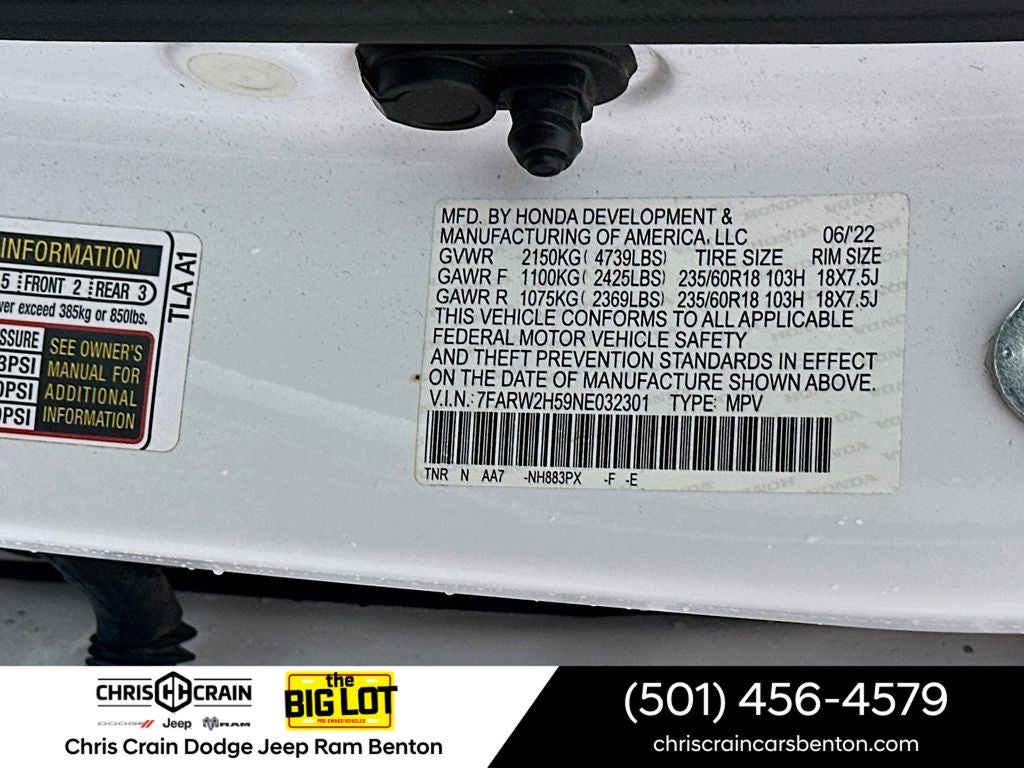 2022 Honda CR-V AWD EX