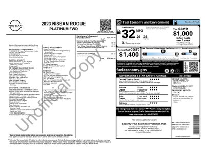 2023 Nissan Rogue Platinum FWD