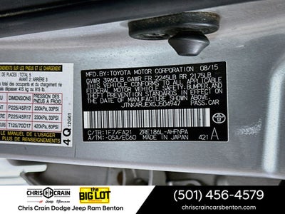 2016 Scion iM Base
