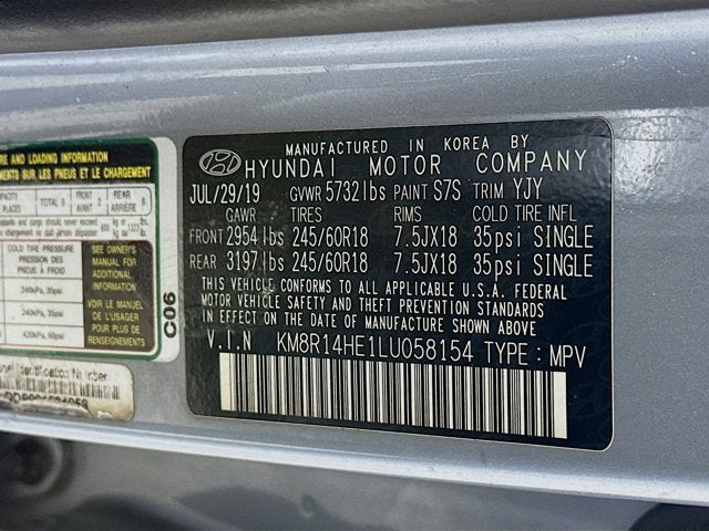 2020 Hyundai Palisade SE