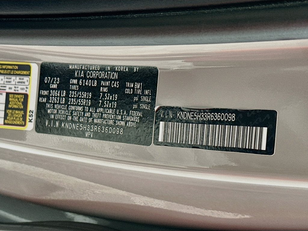 2024 Kia Carnival MPV SX