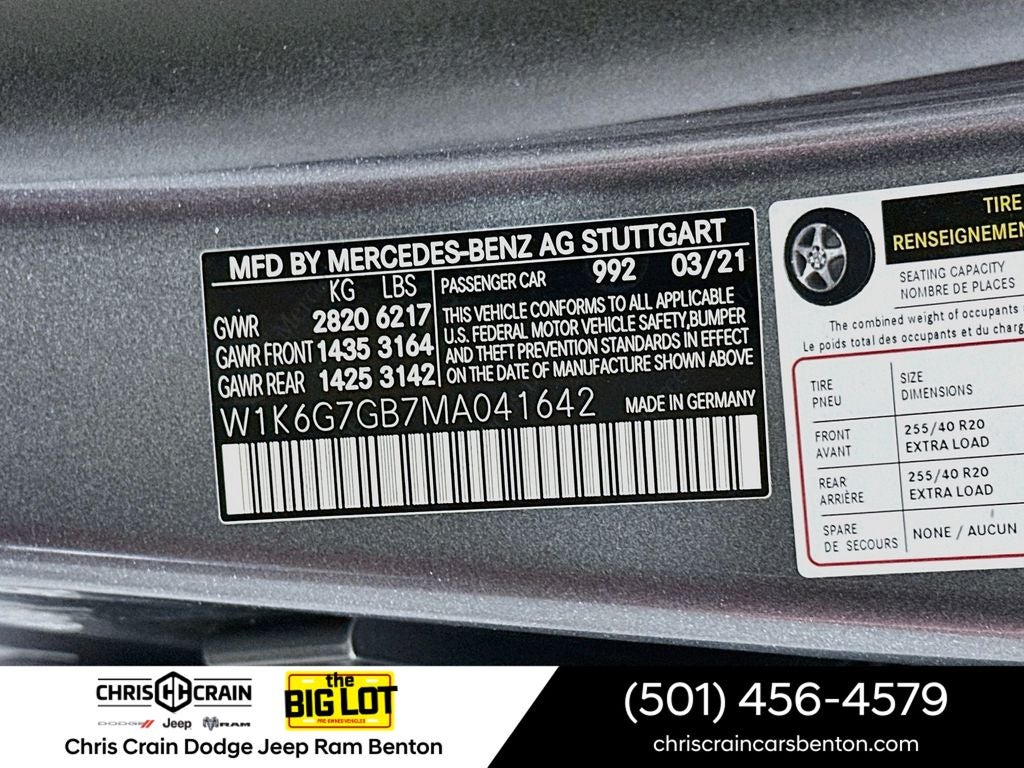 2021 Mercedes-Benz S 580 4MATIC®
