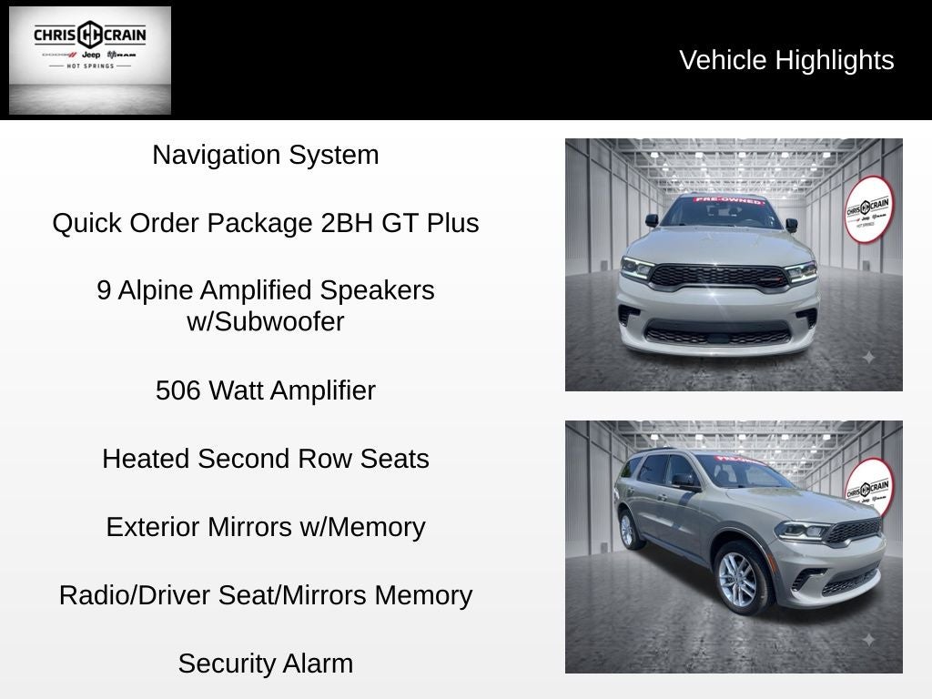 2025 Dodge Durango GT Plus AWD