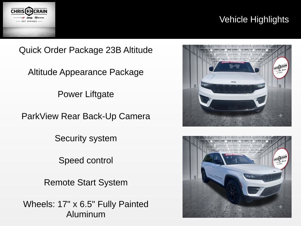 2024 Jeep Grand Cherokee Altitude 4x4