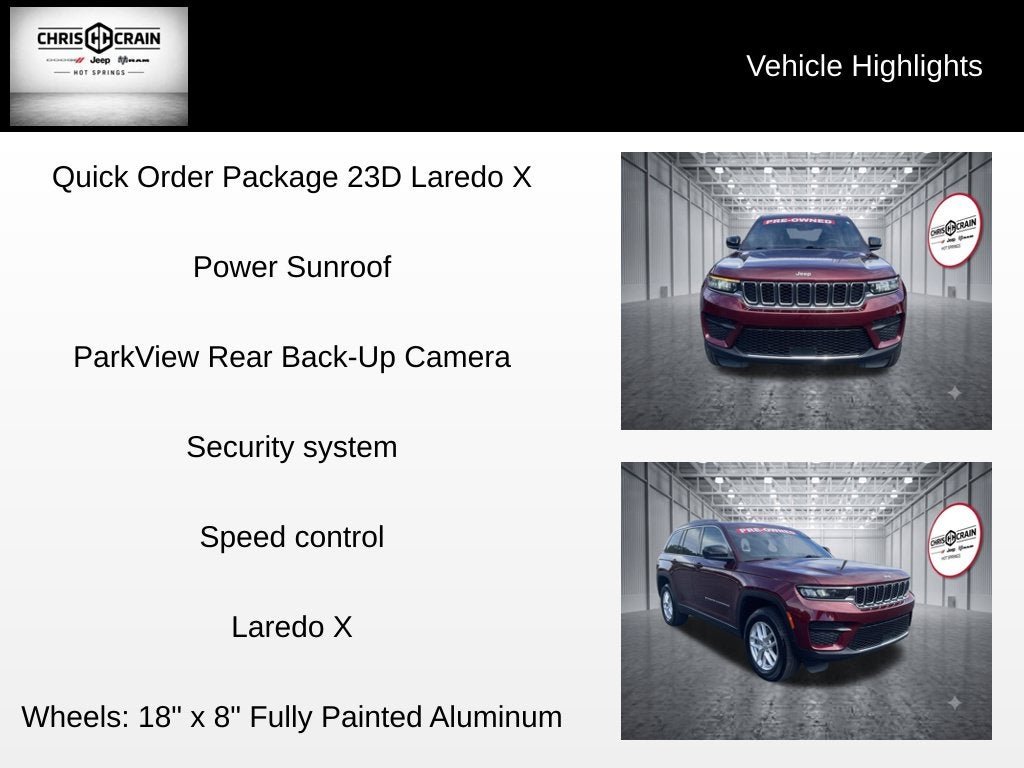 2025 Jeep Grand Cherokee Laredo X 4x4