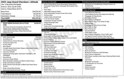 2023 Jeep Grand Cherokee L Altitude 4x4