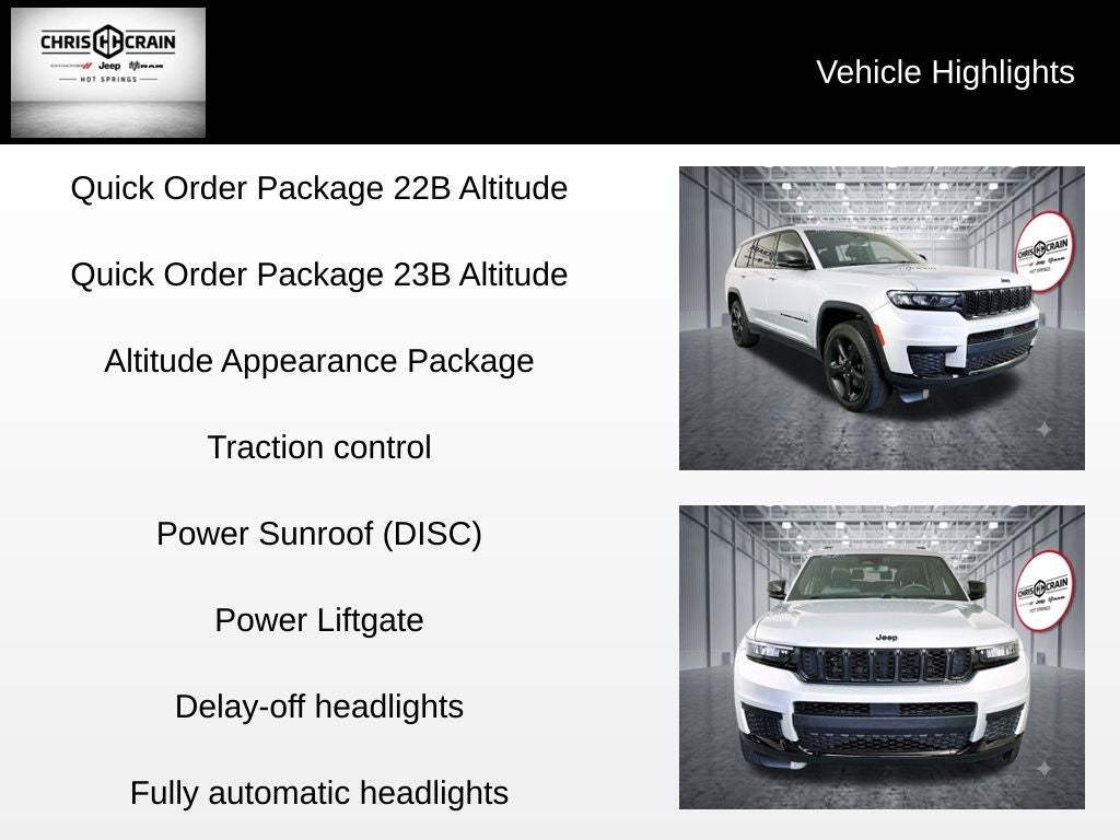 2023 Jeep Grand Cherokee L Altitude 4x4